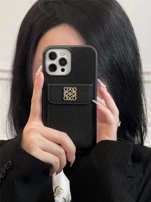 ロエベ iphone16 ケース loewe スマホケース カード入れる iphone15promax/14/13mini ケース 大人 可愛い iphone12/11/11pro ケース 韓国 流行り - 画像 (4)