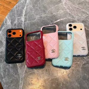 chanel スマホケース iphone17pro/16promaxケース ブランド コピー シャネルアイフォンケース iphone17/16ケース カード 収納 iphoneケース かわいい 女子 人気