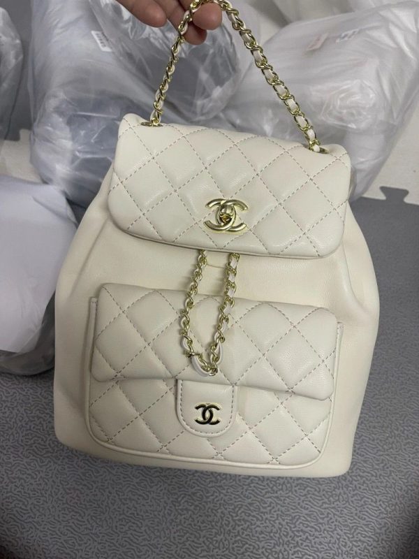 シャネル リュック 芸能人 愛用 リュック レディース chanel バック パック おしゃれ リュックサック 通勤 通学 2way リュック 可愛い - 画像 (3)