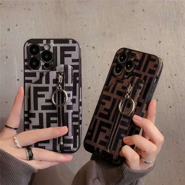 fendi iphone16 ケース カード 収納 背面 フェンディ iphone15/14promax ケース おしゃれ メンズ レディース iphone13pro/12pro ケース 財布 一体 - 画像 (6)