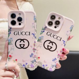 iphone16/15pro ケース gucci グッチ携帯ケース ハイ ブランド アイフォン14/14promaxケース スマホケース 人気 ブランド iphone13/12 ケース 花 柄 iphone11 ケース お勧め
