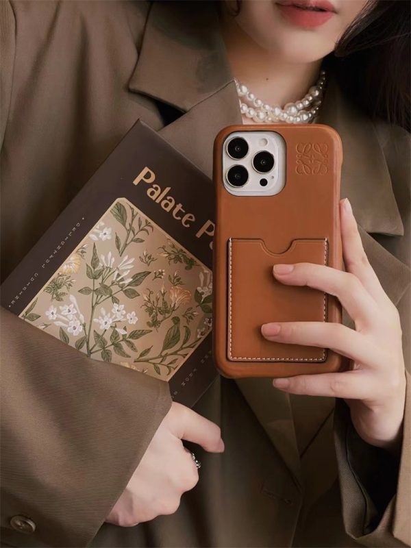 iphone16/15promax ケース ロエベ 携帯 ケース ショルダー loewe iphone14/14proケース カード 収納 ハイ ブランド iphone13/12ケース ベルト 付き - 画像 (7)