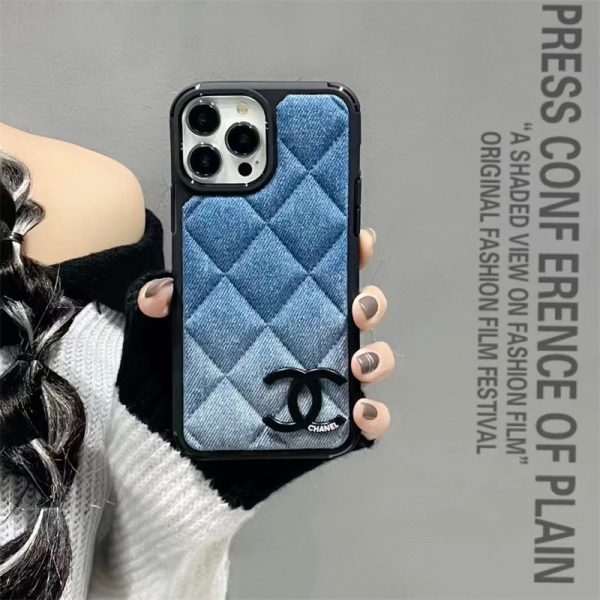 iphone16/16pro max ケース シャネル chanel アイ フォン15/14pro ケース iphone13 ケース デニム iphone13プロマックス ケース ブランド 可愛い iphone ケース ハイ ブランド - 画像 (5)