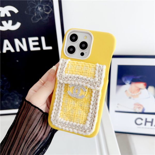 シャネル iphone 16ケース ショルダー chanel ツイード スマホケース15/15plus スマホショルダー かわいい iphoneケース斜めがけ ハイブランド iphone14/13/12ケース人気女子 背面収納 - 画像 (7)