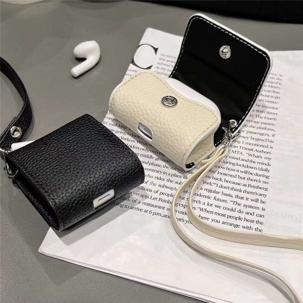 airpods proケース シャネル エア ポッツ ケース かわいい airpods ケース ハイ ブランド airpods ケース 第 三 世代 エアポッツプロケース レザー おしゃれ - 画像 (3)