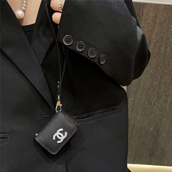 airpods proケース シャネル エア ポッツ ケース かわいい airpods ケース ハイ ブランド airpods ケース 第 三 世代 エアポッツプロケース レザー おしゃれ - 画像 (4)