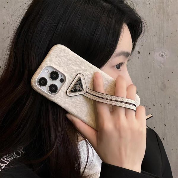 iphone16/16pro ケース prada iphone15/14 ケース プラダ 風 iphone13/12pro ケース レザー ブランド スマホケース ベルト付き iphone ケース メンズ 人気 おしゃれ - 画像 (5)