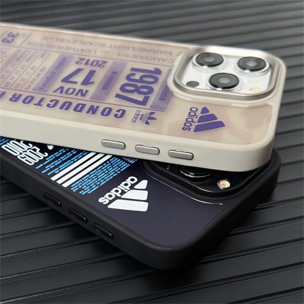 アディダス iphone16/16pro ケース マット adidas スマホケース IPhone15/15pro max スポーツ ブランド iphone14/13 ケース スマホケース 高校生 iphoneケース カップル ブランド - 画像 (6)