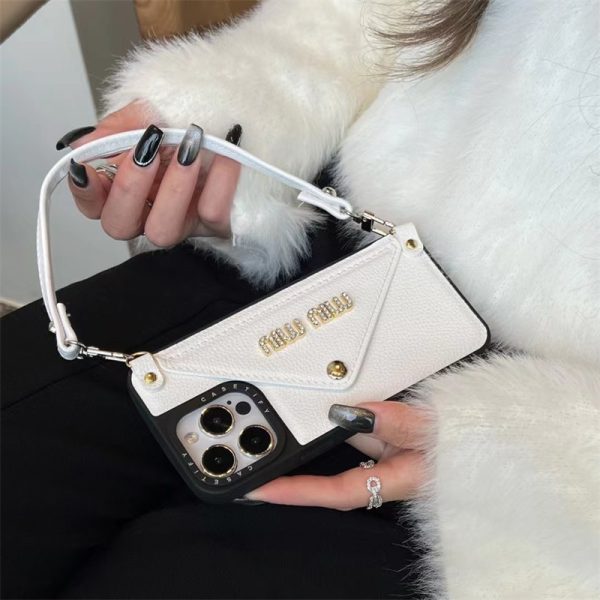 スマホケース miumiu コピー ミュウ ミュウ iphone16/15pro max ケース iphone14/13 ケース ストラップ ブランド iphoneケース 可愛い iphone12/11 ケース ピンク ブランド レディース - 画像 (4)