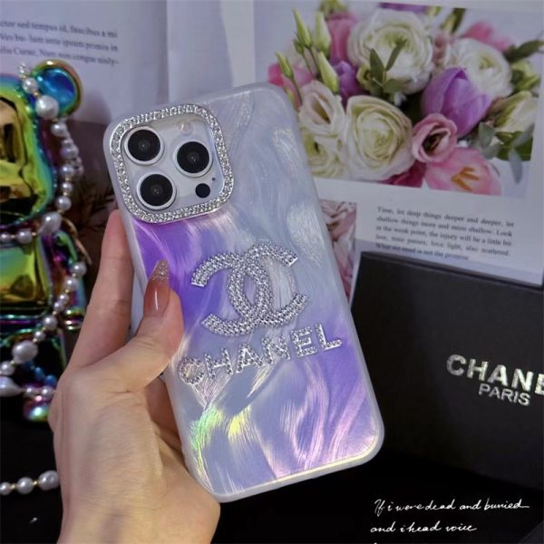 シャネル iphoneケース キラキラ iphone16/16pro ケース ハイ ブランド iphone15/14ケース ブランド レディース chanel スマホケース 安い iphone13/12pro/11 ケース かわいい ストーン - 画像 (2)