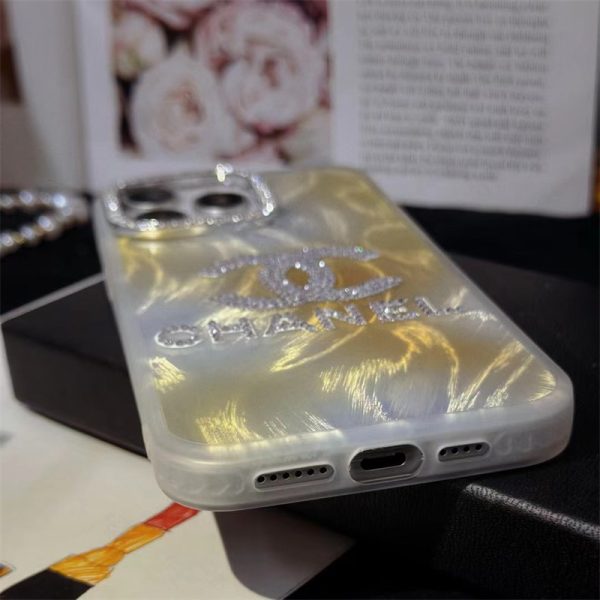 シャネル iphoneケース キラキラ iphone16/16pro ケース ハイ ブランド iphone15/14ケース ブランド レディース chanel スマホケース 安い iphone13/12pro/11 ケース かわいい ストーン - 画像 (6)