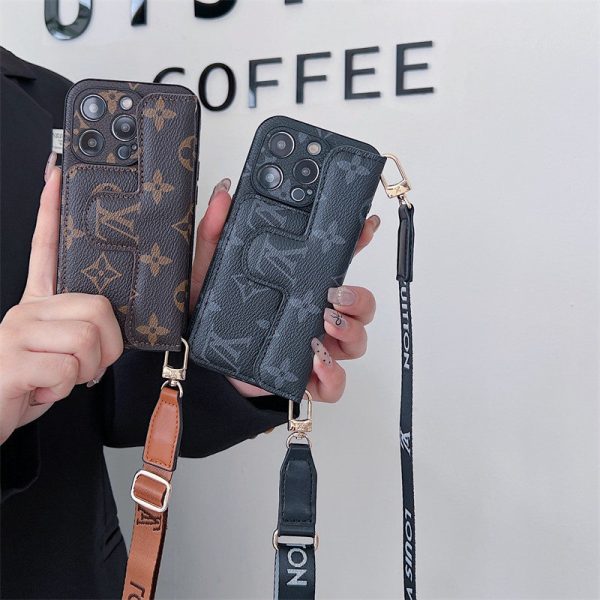 スマホ ショルダー ヴィトン ルイ ヴィトン iphone16ケース ショルダー iphone16pro ケース ハイ ブランド iphone15/14/13/12ケース ブランド メンズ 携帯 ケース ブランド 斜 めがけ - 画像 (2)