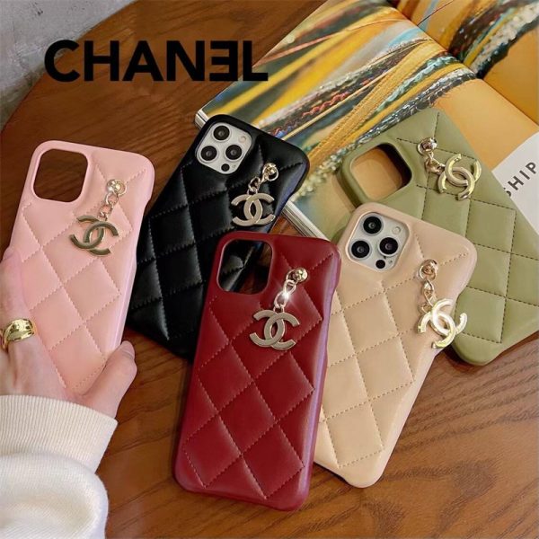 シャネル iphoneケース 16 chanel スマホケース ココマーク iphone15/14 ケース キルティング iphoneケース レザー 可愛い iphone13/12 ケース 人気 女子 ブランド - 画像 (6)