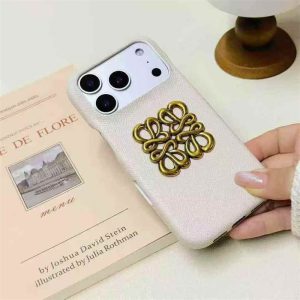 Alternative view of iphone17/16 ケース ロエベ アナグラム loewe スマホケース コピー iphone17pro/16pro max ケース ハイブランド iphone14/13pro ケース レザー ブランド iphone12 ケース カップル お 揃い