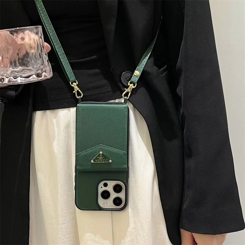 prada スマホケース iphone16/16promax プラダ スマホ ショルダー 