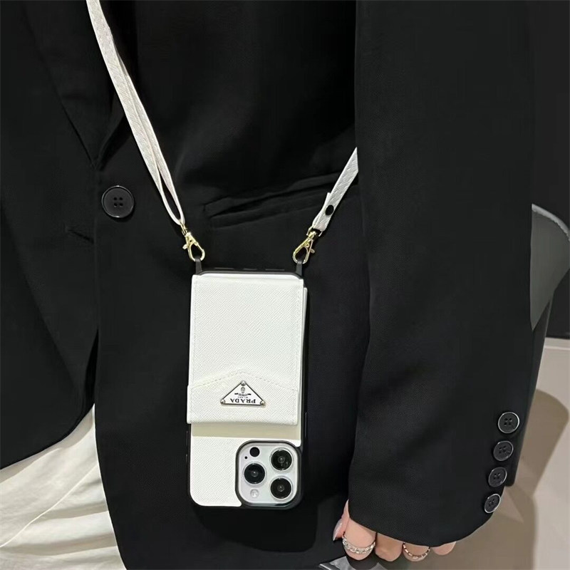 prada スマホケース iphone16/16promax プラダ スマホ ショルダー 