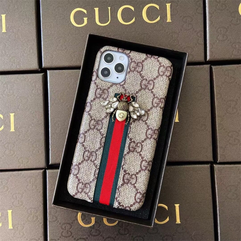 gucci iphone16 ケース 蜂 グッチ スマホケース コピー iphone16pro 