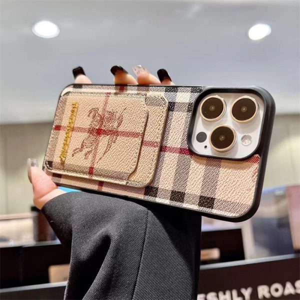 burberry スマホケース iPhone16/16pro バーバリー iphone15/14 ケース カード収納 iphoneケース ハイブランド iphone13/12pro ケース メンズ 人気 iphone11 ケース かわいい おすすめ - 画像 (4)