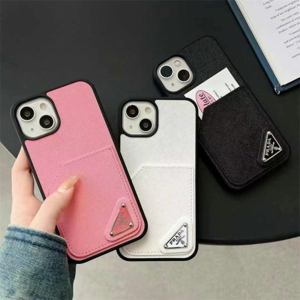 プラダ アイ フォン 16/16プロ ケース 背面収納 prada スマホケース コピー iphone15/14ケース ハイブランド iphoneケース カード収納 おしゃれ iphone13/12/11 ケース メンズ 人気 - 画像 (5)