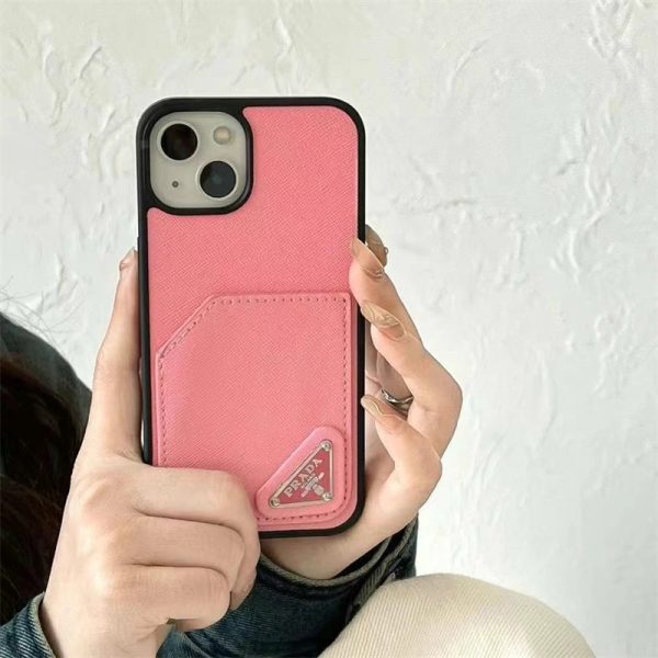 プラダ アイ フォン 16/16プロ ケース 背面収納 prada スマホケース コピー iphone15/14ケース ハイブランド iphoneケース カード収納 おしゃれ iphone13/12/11 ケース メンズ 人気 - 画像 (4)