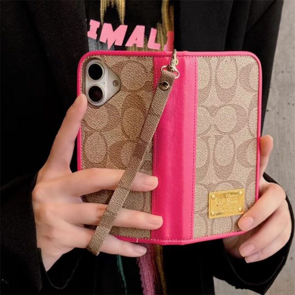スマホケース 手帳 型 ブランド コーチ iphone16/16pro ケース 手帳 型 coach スマホケース iphone15/15promax ケース 手帳 型 ハイ ブランド レディース iphone14/13/12/11 手帳 型 ケース ブランド おしゃれ - 画像 (2)