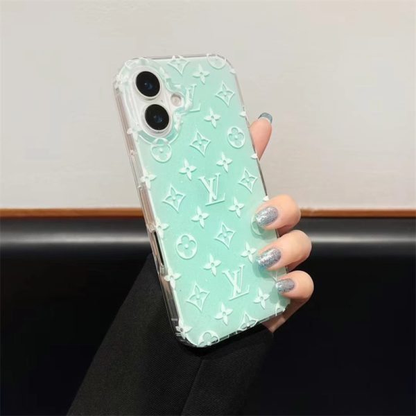 ヴィトン iphone16pro ケース キラキラ iphone16ケース ブランド レディース iphone14/14pro ケース グリッター iphone 13ケース ピンク スマホケース カップル かわいい 人気ブランド 女子 - 画像 (3)