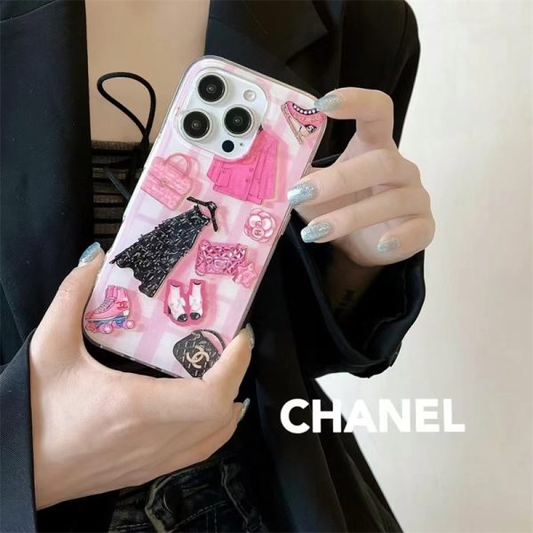 iphone16/15 ケース シャネル iphone ケース ハイ ブランド iphone15pro/14pro ケース 夏 iphone12 ケース かっこいい chanel 携帯ケース 芸能人 - 画像 (2)