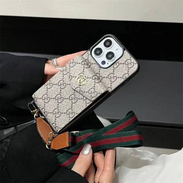 ルイ ヴィトン iphone16/16pro ケース ショルダー スマホ ショルダー ブランド メンズ グッチ 携帯ケース カード 収納 iphone16promax ケース ハイ ブランド iphone15/14/13 ケース 斜 めがけ 肩掛け - 画像 (7)