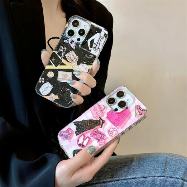 iphone16/15 ケース シャネル iphone ケース ハイ ブランド iphone15pro/14pro ケース 夏 iphone12 ケース かっこいい chanel 携帯ケース 芸能人 - 画像 (5)