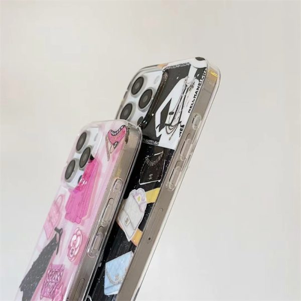 iphone16/15 ケース シャネル iphone ケース ハイ ブランド iphone15pro/14pro ケース 夏 iphone12 ケース かっこいい chanel 携帯ケース 芸能人 - 画像 (7)