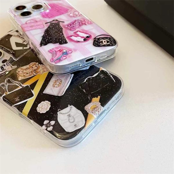 iphone16/15 ケース シャネル iphone ケース ハイ ブランド iphone15pro/14pro ケース 夏 iphone12 ケース かっこいい chanel 携帯ケース 芸能人 - 画像 (6)