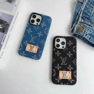 iphone16/15 ケース ルイヴィトン デニム iphone ケース ハイ ブランド iphone15pro/14pro ケース カード収納 iphone12 ケース かっこいい vuitton 携帯ケース 芸能人