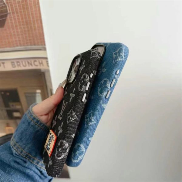iphone16/15 ケース ルイヴィトン デニム iphone ケース ハイ ブランド iphone15pro/14pro ケース カード収納 iphone12 ケース かっこいい vuitton 携帯ケース 芸能人 - 画像 (6)