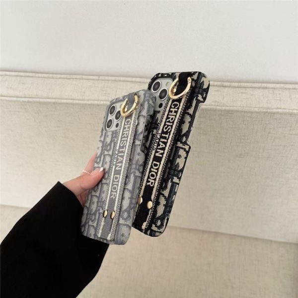 dior アイ フォン16/16プロ ケース バンド付き iphone15/14pro max カバー ハイブランド 女子 iphone12pro/11proケース 韓国風 携帯ケース iphonexs 大人コーデ - 画像 (7)