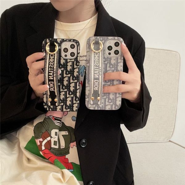 dior アイ フォン16/16プロ ケース バンド付き iphone15/14pro max カバー ハイブランド 女子 iphone12pro/11proケース 韓国風 携帯ケース iphonexs 大人コーデ - 画像 (6)