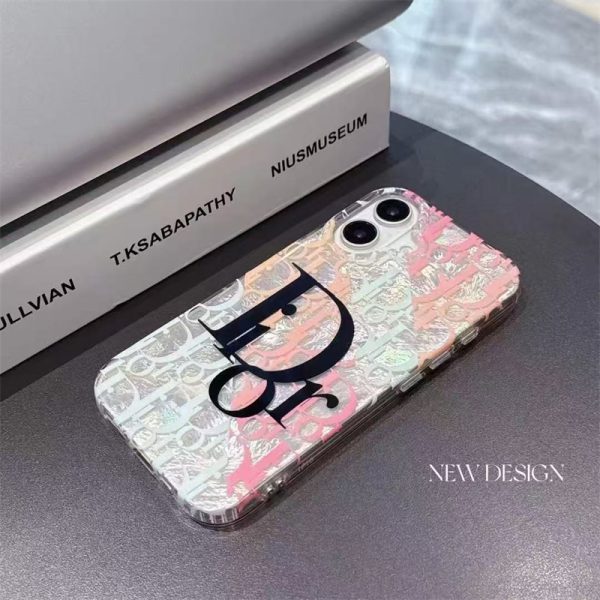 iphone17/17pro ケース dior 風 iphone16/15 ケース 人気 ブランド 女子 iphone16pro ケース キラキラ アイホン15プロ/14/13 ケース かわいい スマホケース dior パロディ - 画像 (6)