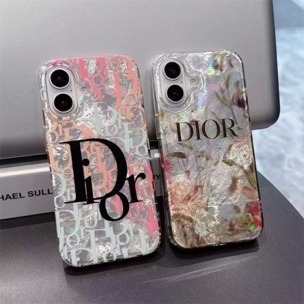 iphone17/17pro ケース dior 風 iphone16/15 ケース 人気 ブランド 女子 iphone16pro ケース キラキラ アイホン15プロ/14/13 ケース かわいい スマホケース dior パロディ - 画像 (2)