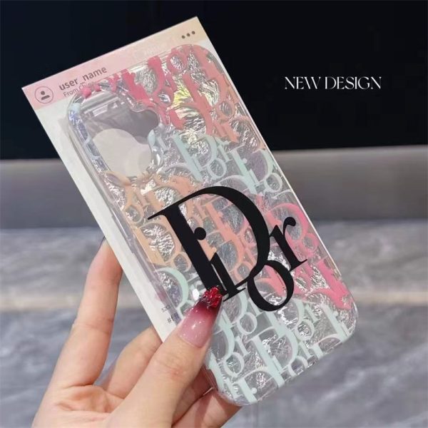 iphone17/17pro ケース dior 風 iphone16/15 ケース 人気 ブランド 女子 iphone16pro ケース キラキラ アイホン15プロ/14/13 ケース かわいい スマホケース dior パロディ - 画像 (4)