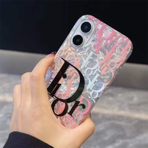 iphone17/17pro ケース dior 風 iphone16/15 ケース 人気 ブランド 女子 iphone16pro ケース キラキラ アイホン15プロ/14/13 ケース かわいい スマホケース dior パロディ - 画像 (8)