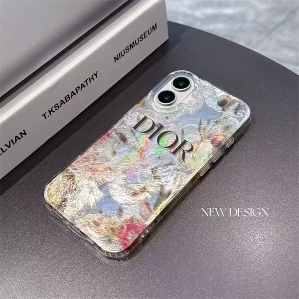 iphone17/17pro ケース dior 風 iphone16/15 ケース 人気 ブランド 女子 iphone16pro ケース キラキラ アイホン15プロ/14/13 ケース かわいい スマホケース dior パロディ - 画像 (7)