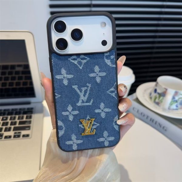 ルイヴィトン デニム iphone17 ケース アイフォン17プロ/17air ケース ハイブランド iphone16/16pro ケース メンズ ブランド スマホケース デニム モノグラム 携帯 カバー iphone15/14/13 - 画像 (2)