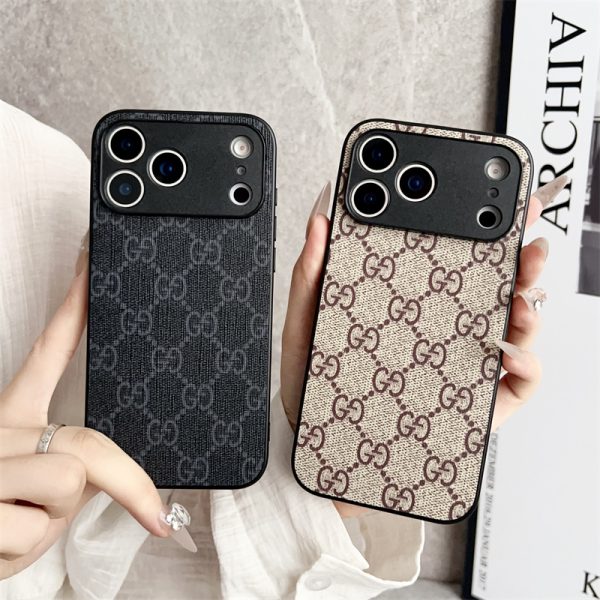 iphone17 ケース シンプル ハイブランド iphone17air ケース ルイヴィトン iphone17pro/16pro ケース グッチ風 iphone16/15/14 ケース おすすめ ブランド メンズ スマホケース レザー ブランド - 画像 (2)