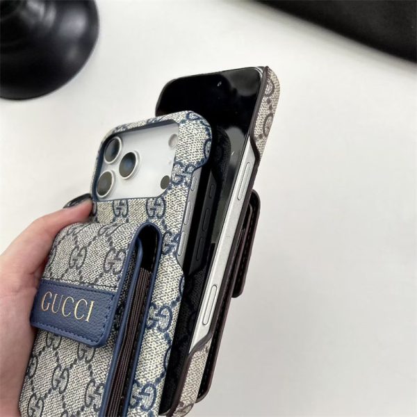 iphone17 ケース gucci風 iphone16/16pro ケース ポケット 付き iphone17pro/17promax ケース アコーデオン カード ケース スマホケース ブランド レザー 携帯 ケース ビジネス - 画像 (9)