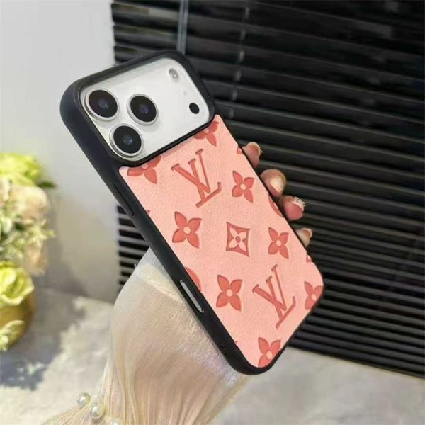 iphone17 ケース モノグラム ルイヴィトン iphone air/17pro ケース スマホケース エンボス iphone16/16pro ケース 大人 可愛い ブランド iphone15/14/13 ケース お揃い ブランド - 画像 (5)