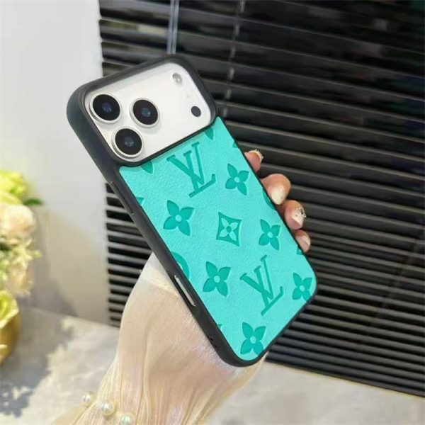iphone17 ケース モノグラム ルイヴィトン iphone air/17pro ケース スマホケース エンボス iphone16/16pro ケース 大人 可愛い ブランド iphone15/14/13 ケース お揃い ブランド - 画像 (2)