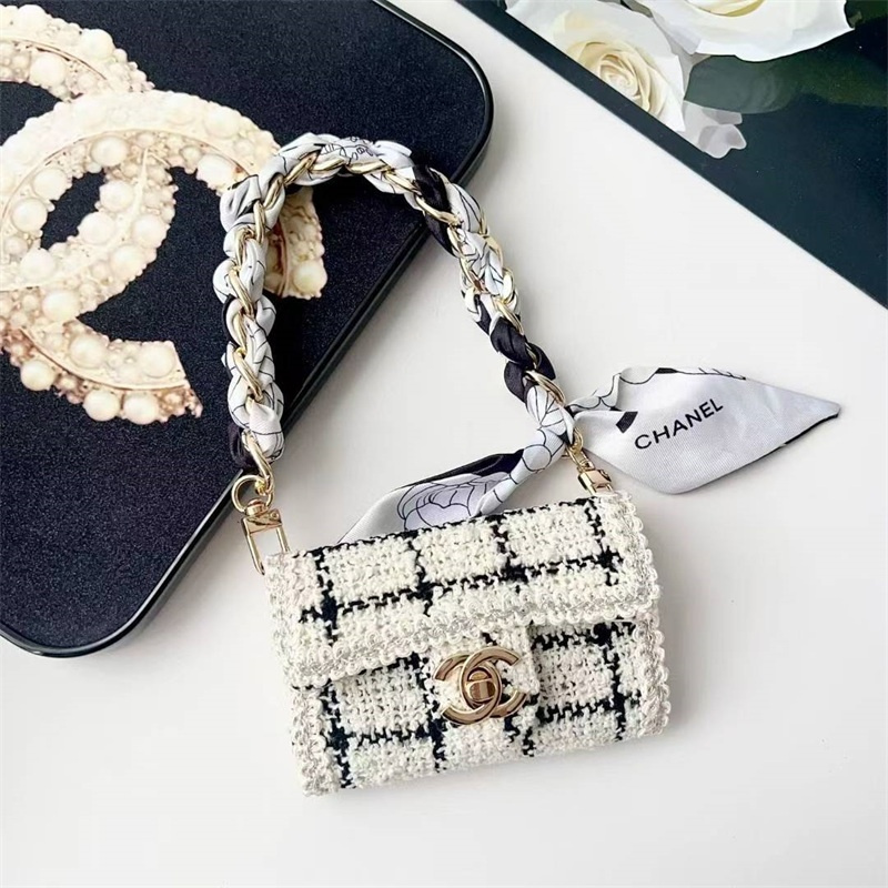 シャネル ミニポーチ chanel airpods ケース 小物 入れ ポーチ 小さめ ハイ ブランド ハイ ブランド エアー ポッズ ケース 小銭入れ ブランド chanel カード ケース - 画像 (7)