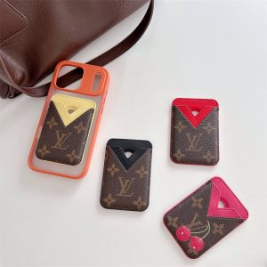 Alternative view of マグネット 付 カード ケース ルイヴィトン ポルト カルト カード ケース magsafe カード ケース ハイ ブランド iphone ケース 背面 ポケット スマホ カード ケース ブランド