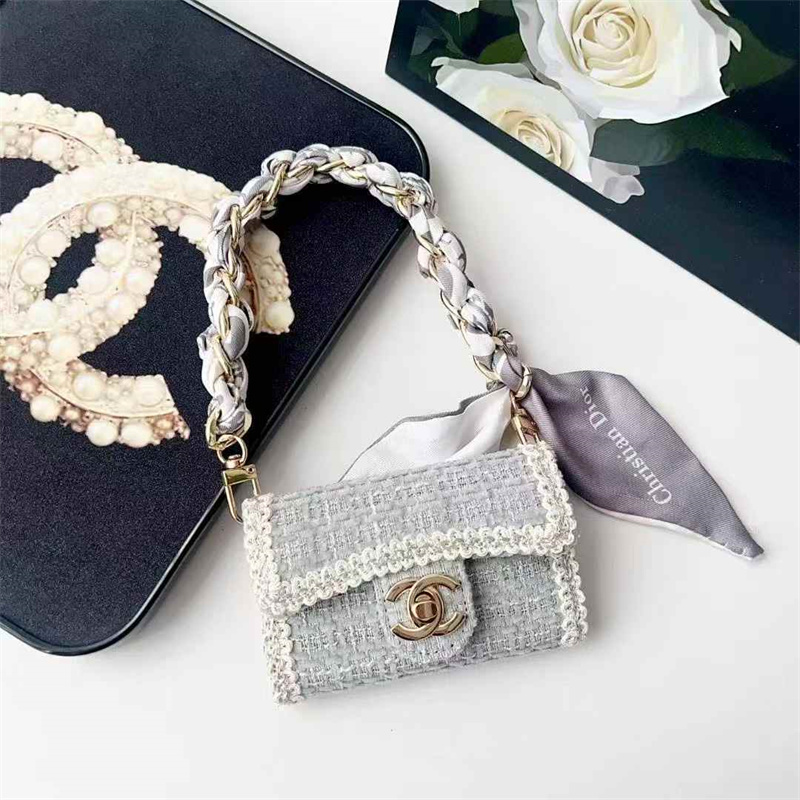 シャネル ミニポーチ chanel airpods ケース 小物 入れ ポーチ 小さめ ハイ ブランド ハイ ブランド エアー ポッズ ケース 小銭入れ ブランド chanel カード ケース - 画像 (4)