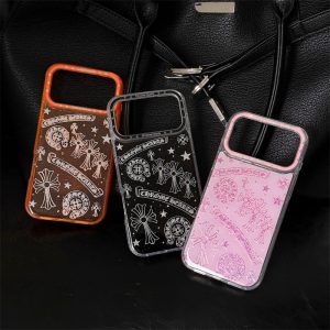iphone17/17pro ケース クロム ハーツ iphone16pro/15pro ケース クロス柄 iphone16/15/14 ケース おしゃれ ブランド iphone14pro/14promax ケース キラキラ ブランド スマホケース グリッター iphone ケース お揃い ブランド
