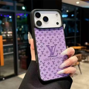 Alternative view of ルイヴィトン風 iphone17 ケース モノグラム柄 iphone air/17pro ケース レザー ブランド iphone16/16plus ケース 型 押し アイフォン16pro/15pro カバー 可愛い iPhone15/14/13 ケース おしゃれ ブランド